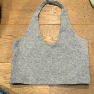 grey brandy halter top